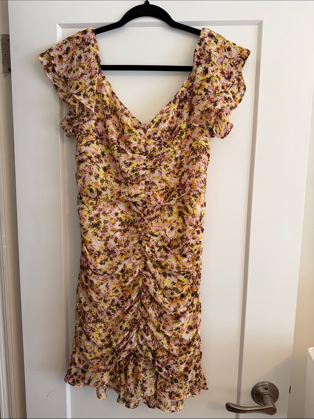 ASTR The Label Ruched Mini Dress